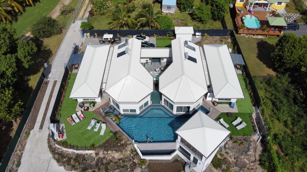 Villa Orchidee Vue Mer Piscine &Spa - V. Ciel&Mer Сен Франсоа Екстериор снимка
