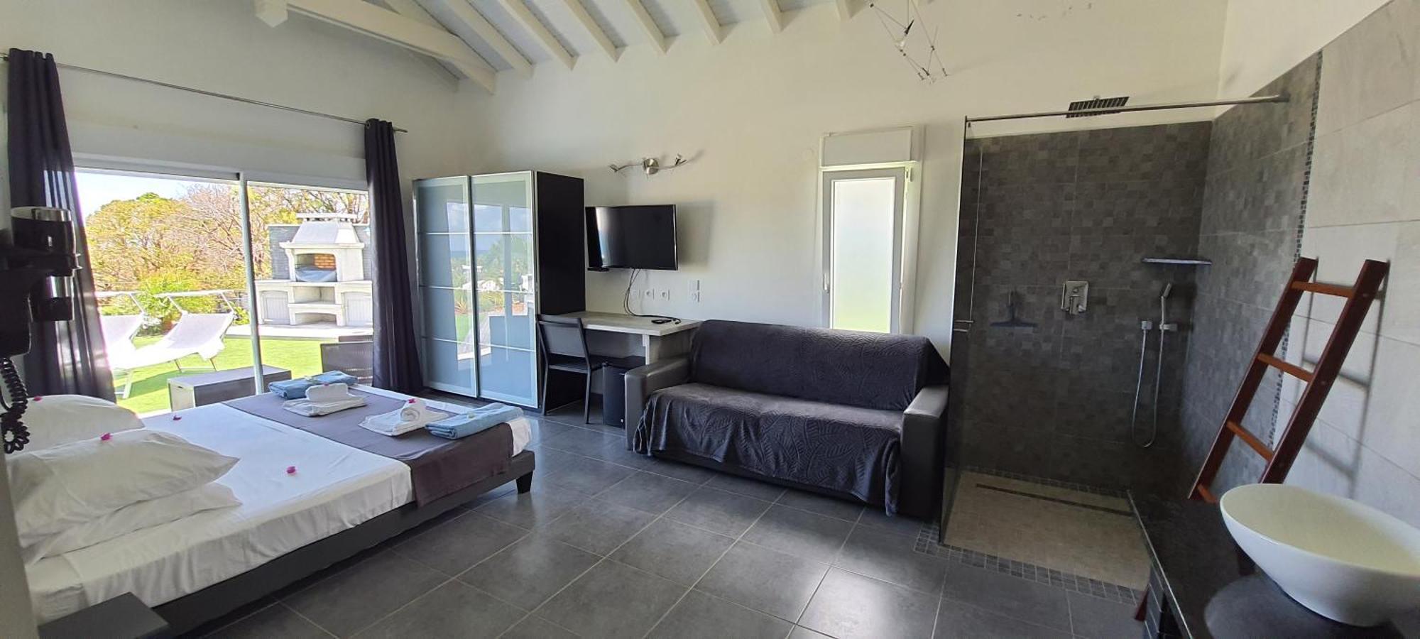 Villa Orchidee Vue Mer Piscine &Spa - V. Ciel&Mer Сен Франсоа Екстериор снимка