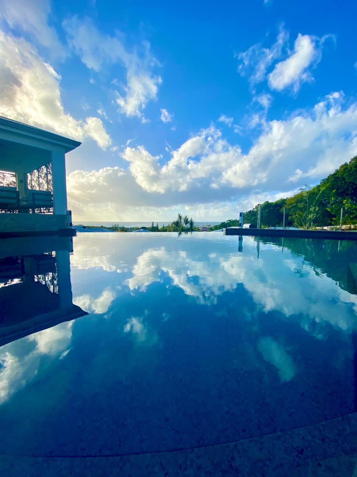 Villa Orchidee Vue Mer Piscine &Spa - V. Ciel&Mer Сен Франсоа Екстериор снимка