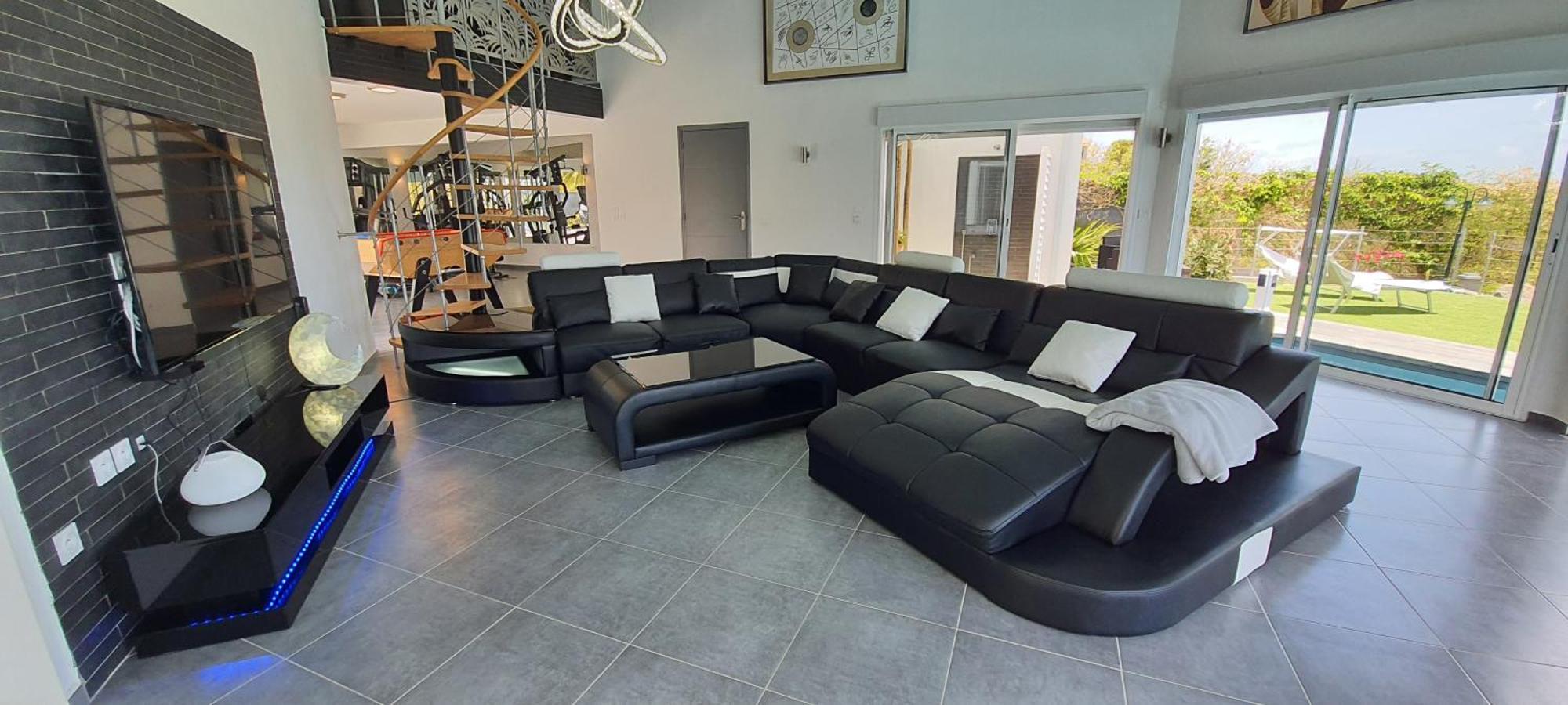 Villa Orchidee Vue Mer Piscine &Spa - V. Ciel&Mer Сен Франсоа Екстериор снимка