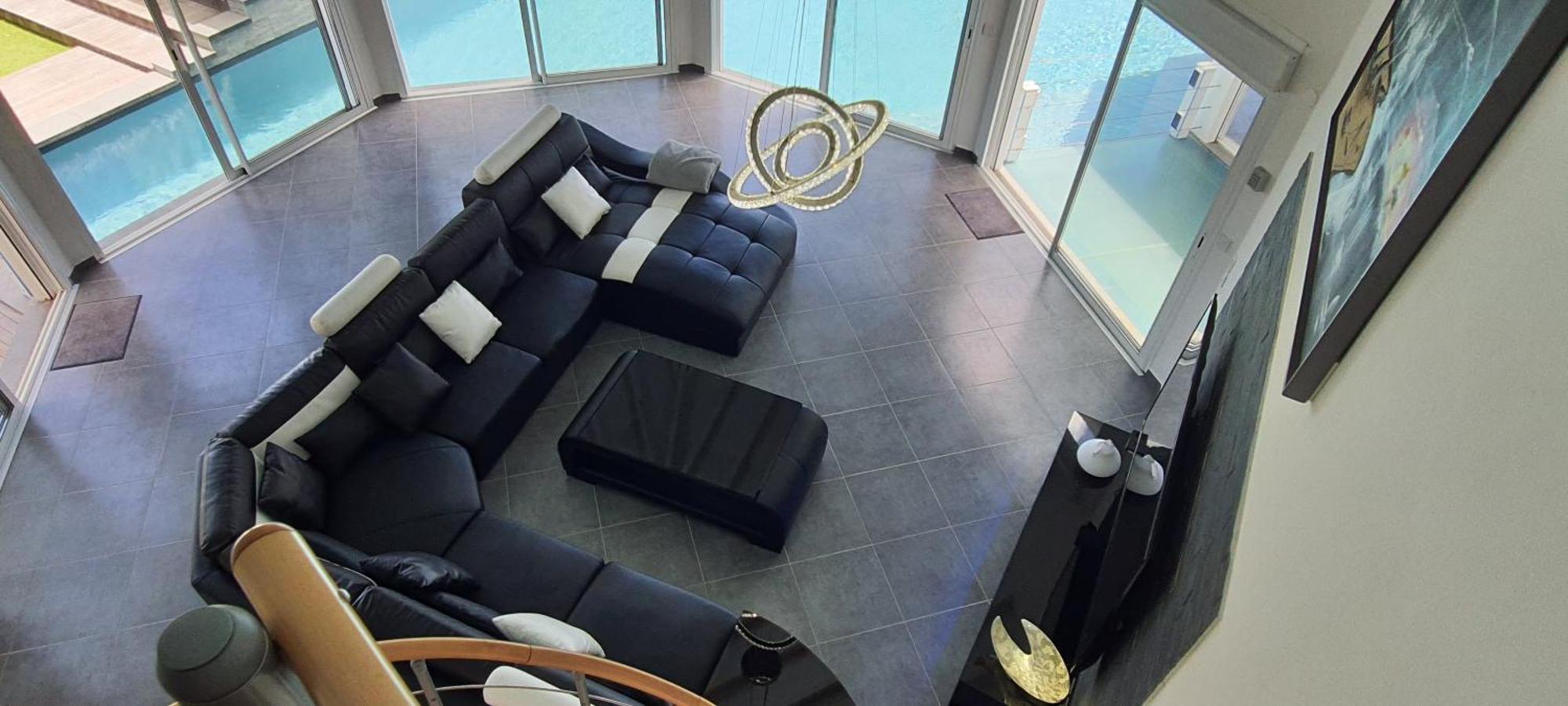Villa Orchidee Vue Mer Piscine &Spa - V. Ciel&Mer Сен Франсоа Екстериор снимка