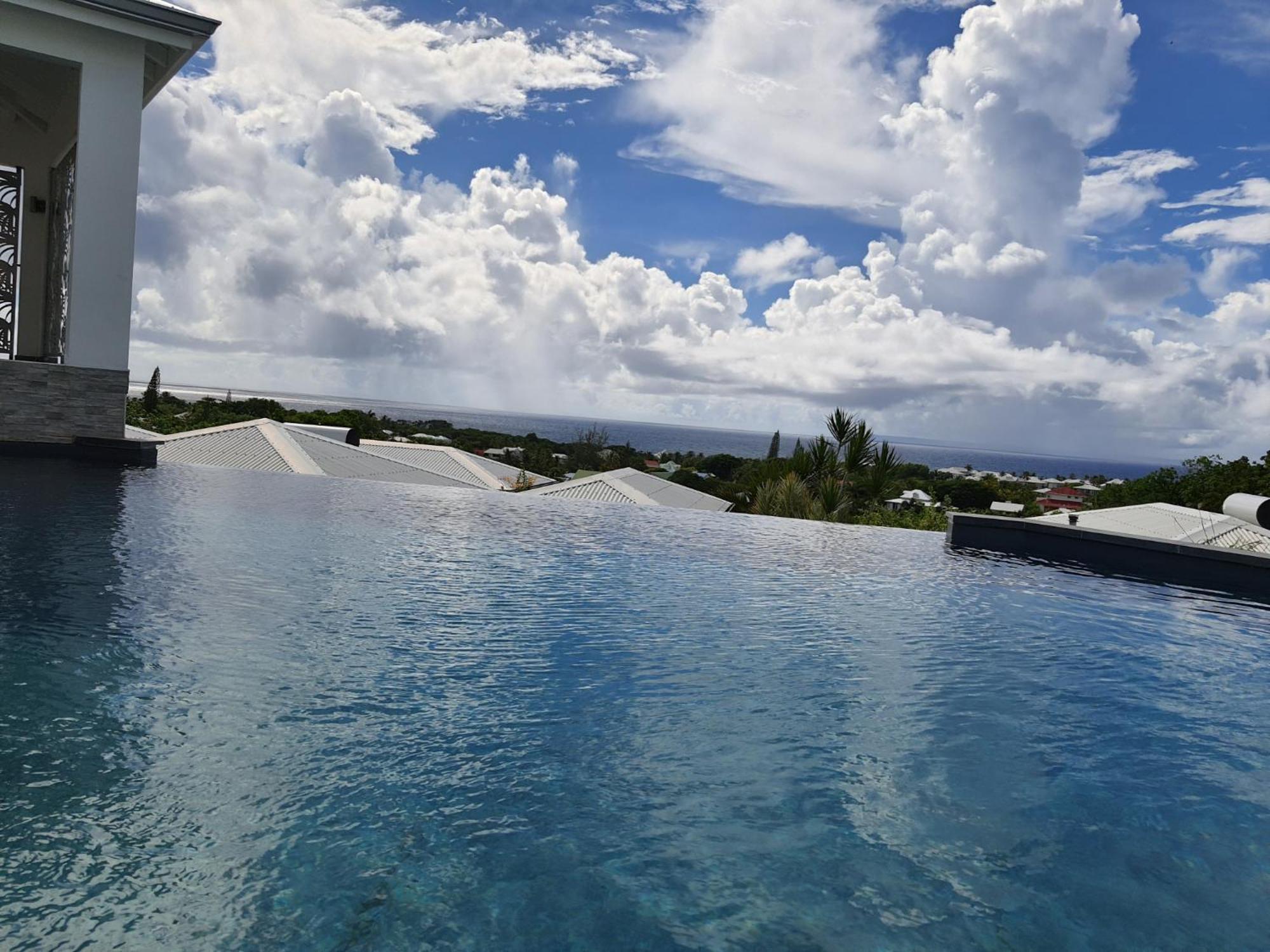Villa Orchidee Vue Mer Piscine &Spa - V. Ciel&Mer Сен Франсоа Екстериор снимка
